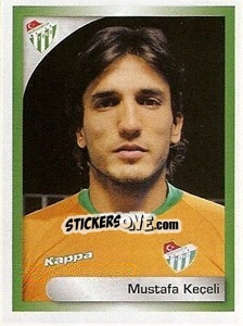 Sticker Mustafa Keçeli - Turkcell Süper Lig 2008-2009 - Panini