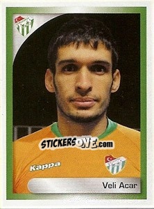 Sticker Veli Acar - Turkcell Süper Lig 2008-2009 - Panini