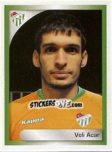 Sticker Veli Acar - Turkcell Süper Lig 2008-2009 n. 79 - Panini