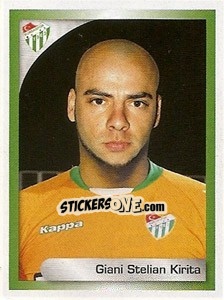 Sticker Giani Stelian Kirita - Turkcell Süper Lig 2008-2009 - Panini