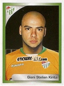 Cromo Giani Stelian Kirita - Turkcell Süper Lig 2008-2009 - Panini