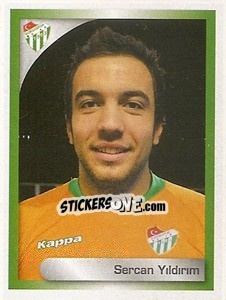 Figurina Sercan Yildirim - Turkcell Süper Lig 2008-2009 - Panini