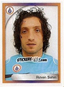 Sticker Rizvan Sahin - Turkcell Süper Lig 2008-2009 - Panini