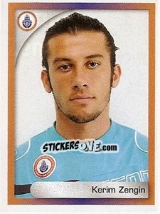 Sticker Kerim Zengin - Turkcell Süper Lig 2008-2009 n. 105 - Panini