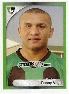 Cromo Renny Vega - Turkcell Süper Lig 2008-2009 - Panini