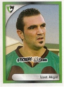 Figurina Izzet Akgül - Turkcell Süper Lig 2008-2009 n. 131 - Panini