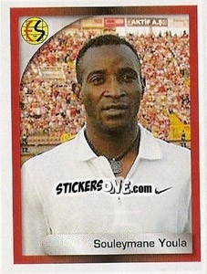 Figurina Souleymane Youla - Turkcell Süper Lig 2008-2009 - Panini