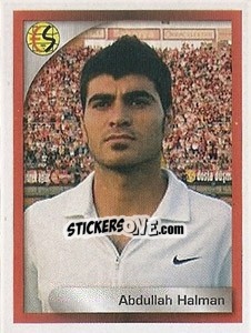 Sticker Abdullah Halman - Turkcell Süper Lig 2008-2009 - Panini