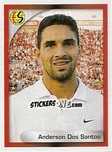 Figurina Anderson Dos Santos - Turkcell Süper Lig 2008-2009 n. 154 - Panini