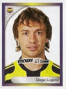 Sticker Diego Lugano - Turkcell Süper Lig 2008-2009 - Panini