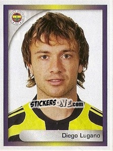 Sticker Diego Lugano - Turkcell Süper Lig 2008-2009 n. 161 - Panini