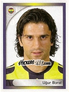 Sticker Uğur Boral - Turkcell Süper Lig 2008-2009 n. 168 - Panini