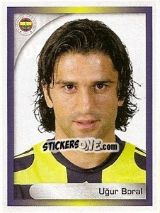 Sticker Uğur Boral - Turkcell Süper Lig 2008-2009 - Panini