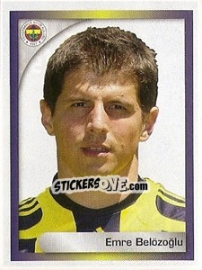 Sticker Emre Belözoğlu - Turkcell Süper Lig 2008-2009 n. 171 - Panini