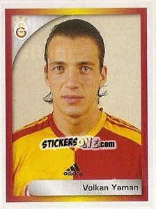 Figurina Volkan Yaman - Turkcell Süper Lig 2008-2009 n. 187 - Panini