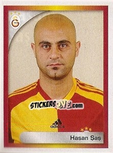 Cromo Hasan Saş - Turkcell Süper Lig 2008-2009 n. 189 - Panini