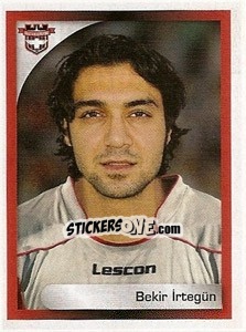 Sticker Bekir Irtegün - Turkcell Süper Lig 2008-2009 - Panini