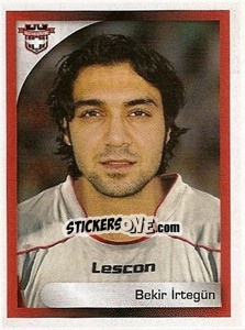 Cromo Bekir Irtegün - Turkcell Süper Lig 2008-2009 n. 208 - Panini