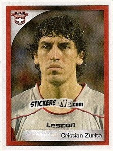 Sticker Cristian Zurita - Turkcell Süper Lig 2008-2009 - Panini