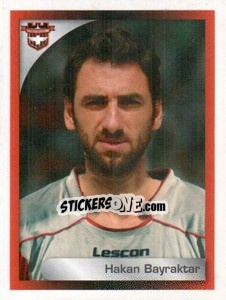 Sticker Hakan Bayraktar - Turkcell Süper Lig 2008-2009 n. 214 - Panini