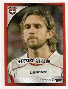 Sticker Erman Özgür - Turkcell Süper Lig 2008-2009 n. 218 - Panini