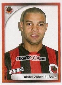 Sticker Abdel Zaher El Saka - Turkcell Süper Lig 2008-2009 n. 230 - Panini