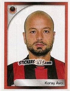 Sticker Koray Avci - Turkcell Süper Lig 2008-2009 n. 234 - Panini