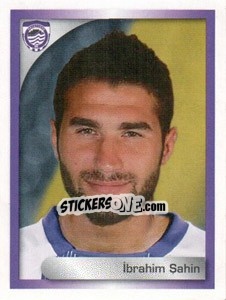 Figurina Ibrahim Sahin - Turkcell Süper Lig 2008-2009 n. 266 - Panini