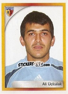 Sticker Ali Üçkulak - Turkcell Süper Lig 2008-2009 - Panini