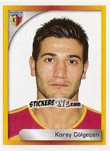 Sticker Koray Çölgeçen - Turkcell Süper Lig 2008-2009 - Panini