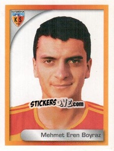 Sticker Mehmet Eren Boyraz - Turkcell Süper Lig 2008-2009 - Panini