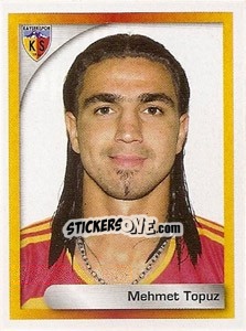 Sticker Mehmet Topuz - Turkcell Süper Lig 2008-2009 n. 283 - Panini
