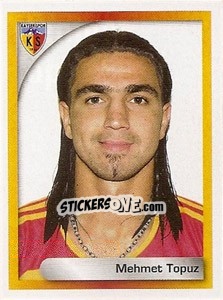 Sticker Mehmet Topuz - Turkcell Süper Lig 2008-2009 - Panini