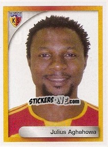 Sticker Julius Aghahowa - Turkcell Süper Lig 2008-2009 n. 287 - Panini