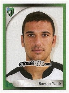 Cromo Serkan Yanik - Turkcell Süper Lig 2008-2009 - Panini