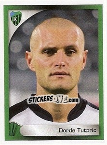 Sticker Dorde Tutoric - Turkcell Süper Lig 2008-2009 - Panini