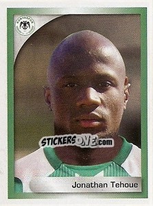 Sticker Jonathan Tehoue - Turkcell Süper Lig 2008-2009 - Panini