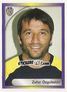 Sticker Zafer Özgültekin - Turkcell Süper Lig 2008-2009 - Panini