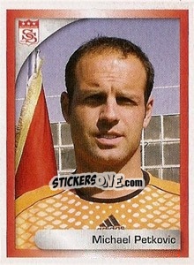 Sticker Michael Petkovic - Turkcell Süper Lig 2008-2009 n. 357 - Panini