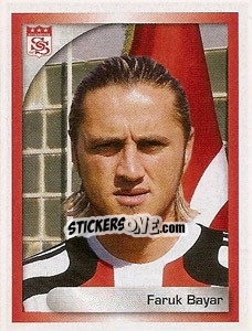 Cromo Faruk Bayar - Turkcell Süper Lig 2008-2009 - Panini