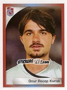 Sticker Onur Recep Kivrak - Turkcell Süper Lig 2008-2009 n. 380 - Panini