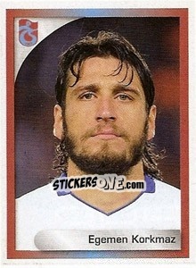 Sticker Egemen Korkmaz - Turkcell Süper Lig 2008-2009 - Panini