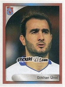 Sticker Gökhan Ünal - Turkcell Süper Lig 2008-2009 n. 396 - Panini