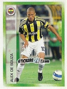 Sticker Alex de Souza - Turkcell Süper Lig 2008-2009 - Panini