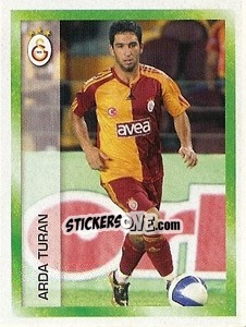 Sticker Arda Turan - Turkcell Süper Lig 2008-2009 n. 400 - Panini