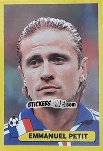 Sticker Emmanuel Petit - Mundial Korea Japòn 2002 - Navarrete