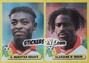 Cromo A. Makhtar Ndiaye / Alassane N'Diour - Mundial Korea Japòn 2002 - Navarrete