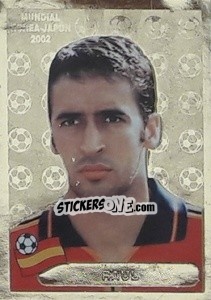 Sticker Raúl González - Mundial Korea Japòn 2002 - Navarrete