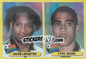 Sticker Jacob Lekgetho / Cyril Nzama