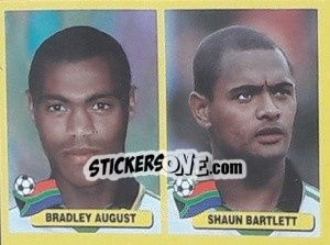 Cromo Bradley August / Shaun Bartlett - Mundial Korea Japòn 2002 - Navarrete